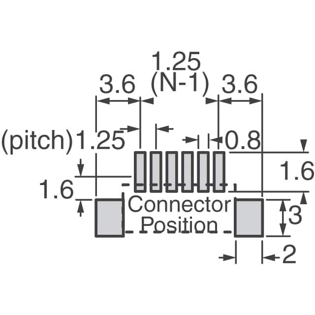 533981571 Molex  Embases à broches mâles